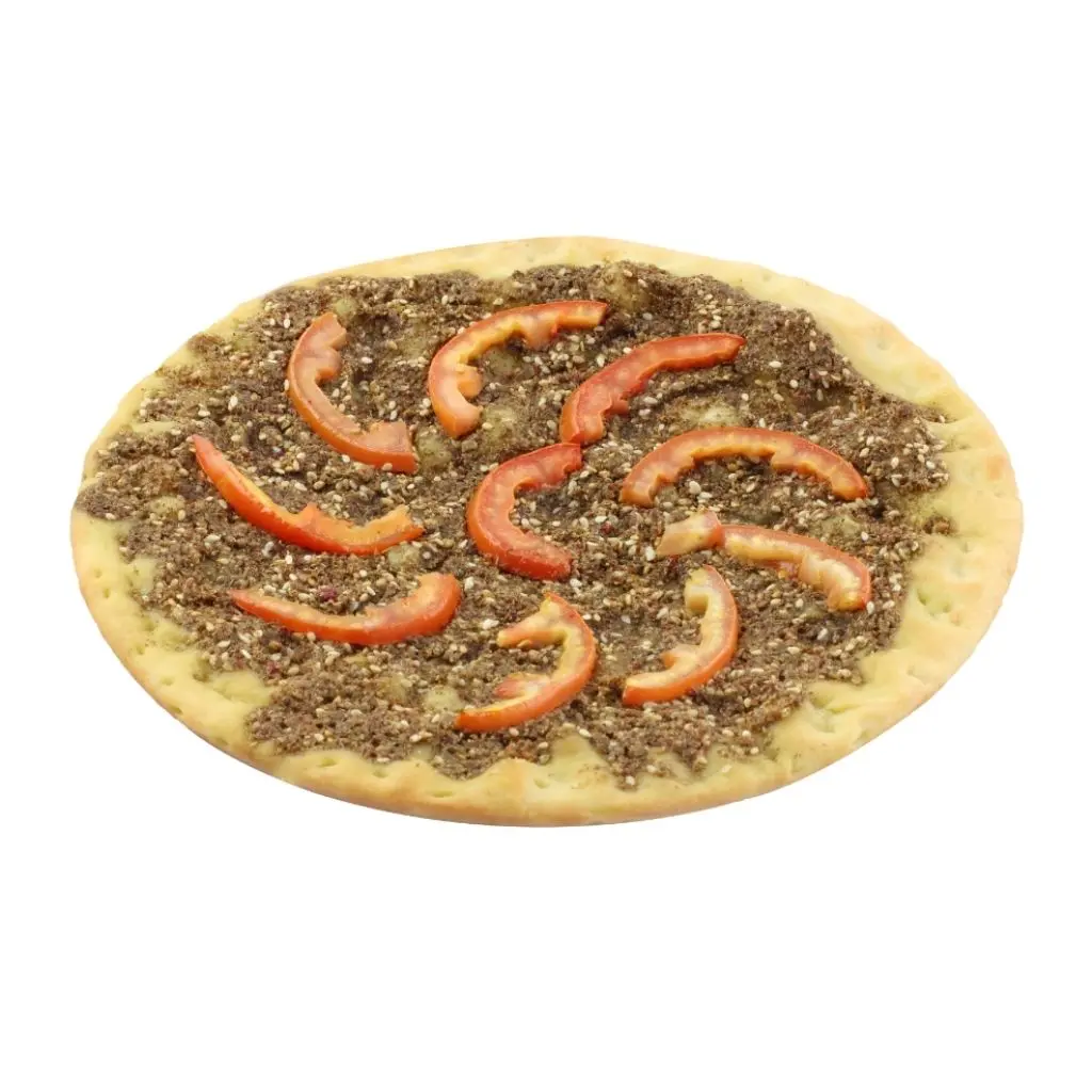 فطيرة زعتر بالطماطم